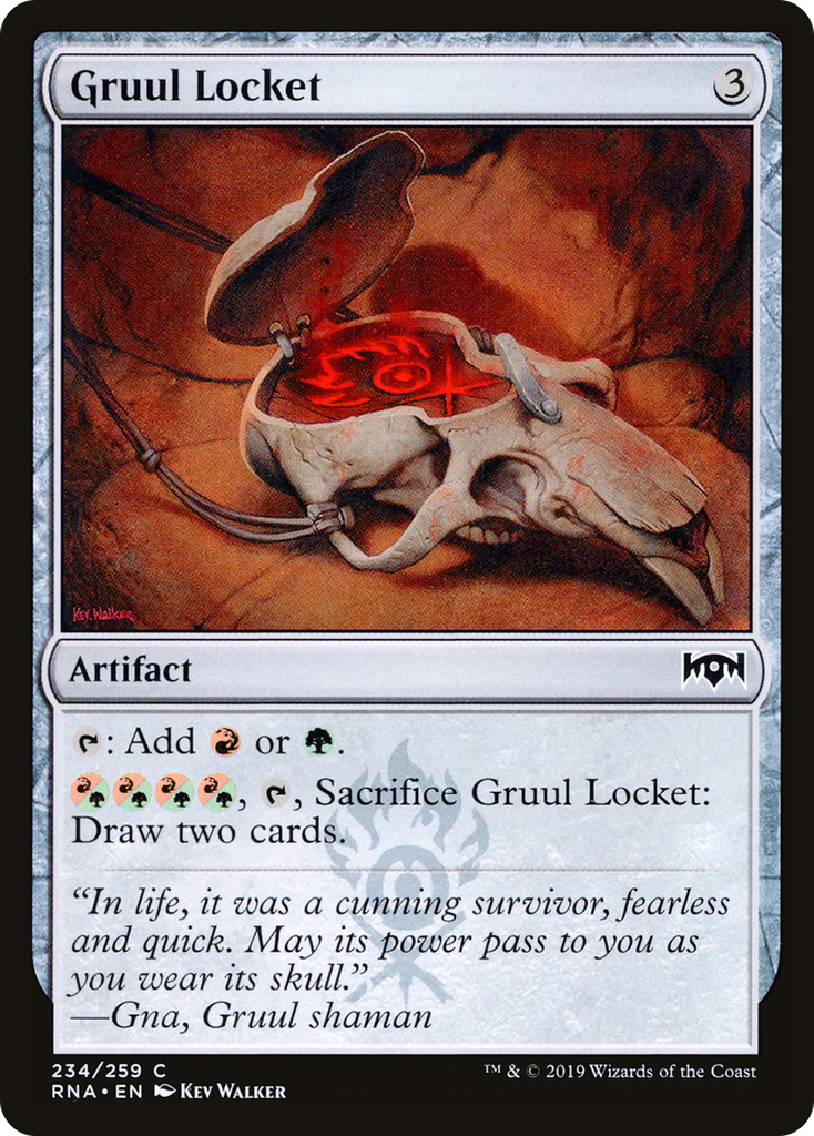 Magic: The Gathering - Gruul Locket - Ravnica Allegiance