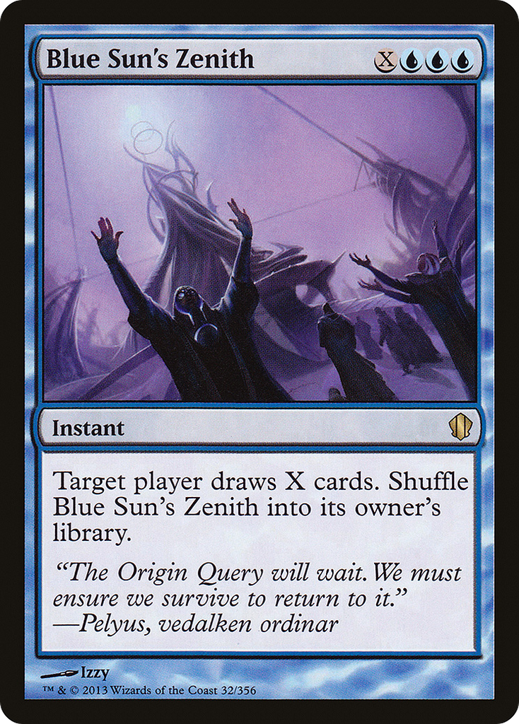 Magic: The Gathering - Blue Sun's Zenith - Commander 2013