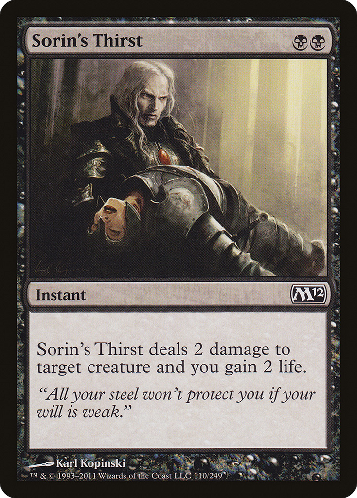 Magic: The Gathering - Sorin's Thirst - Magic 2012