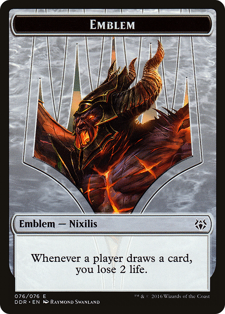 Magic: The Gathering - Ob Nixilis Reignited Emblem - Duel Decks: Nissa vs. Ob Nixilis