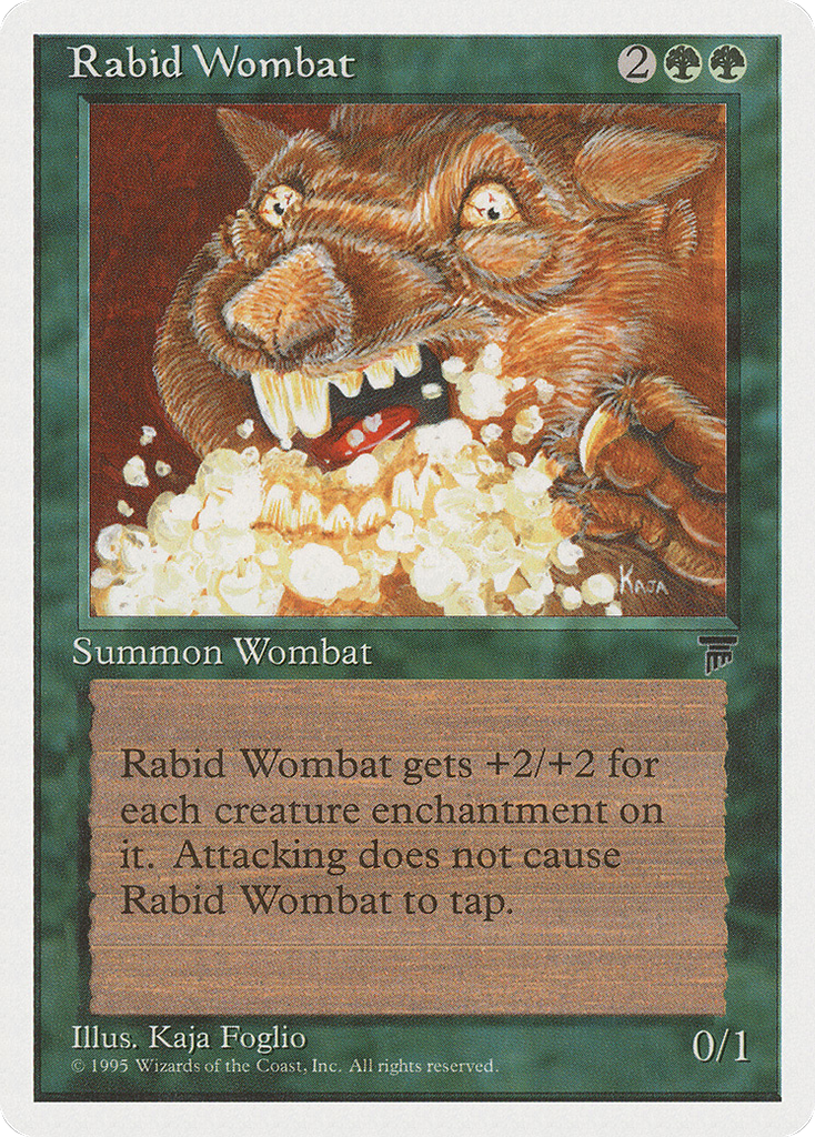 Magic: The Gathering - Rabid Wombat - Chronicles