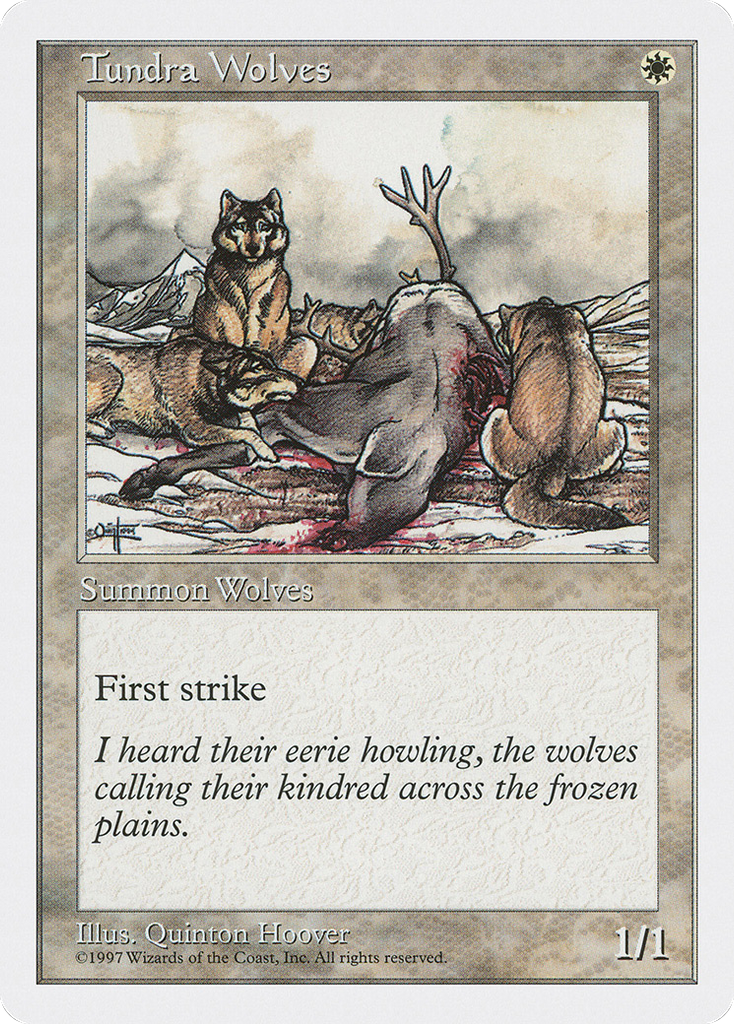 Magic: The Gathering - Tundra Wolves - Fifth Edition