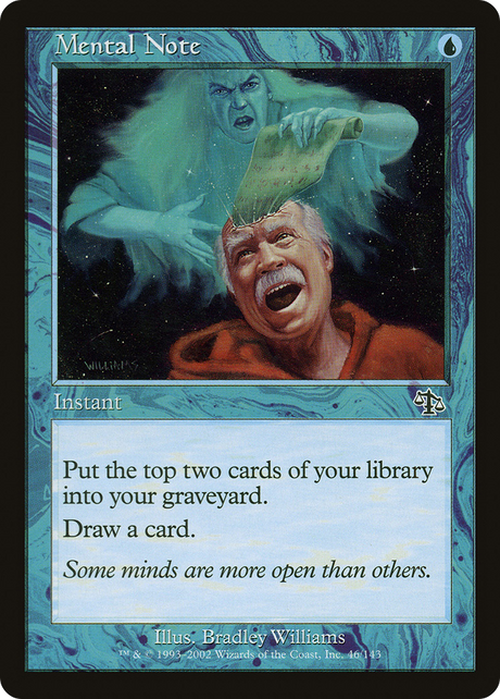 Magic: The Gathering - Mental Note - Judgment