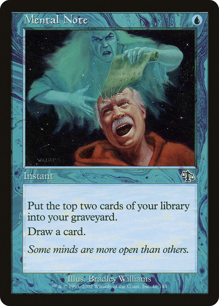 Magic: The Gathering - Mental Note - Judgment