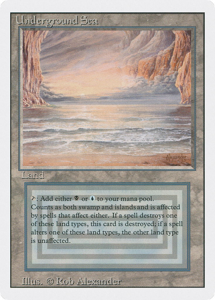 Magic: The Gathering - Underground Sea - Revised Edition