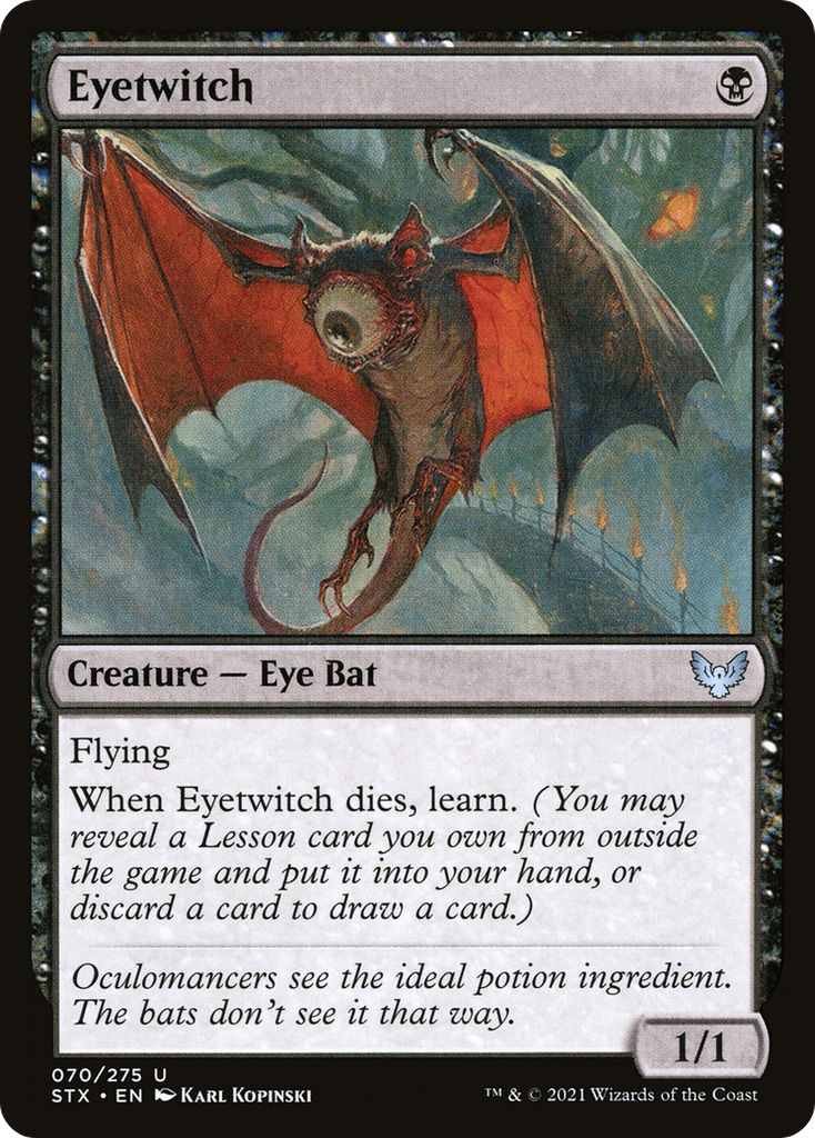 Magic: The Gathering - Eyetwitch - Strixhaven: School of Mages