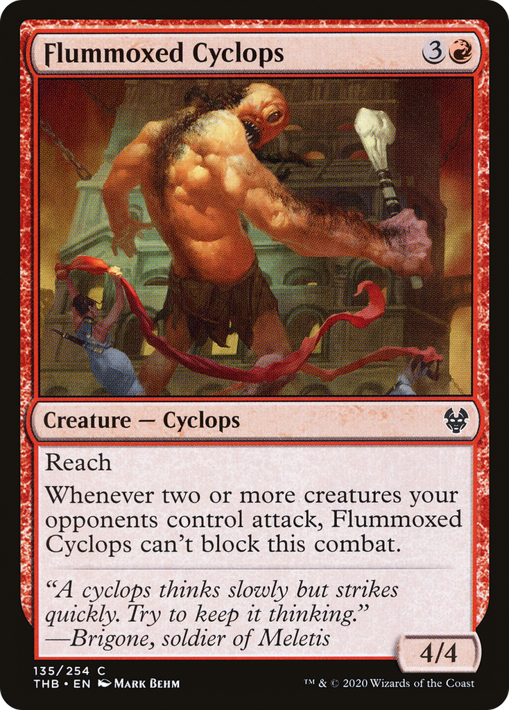 Magic: The Gathering - Flummoxed Cyclops - Theros Beyond Death