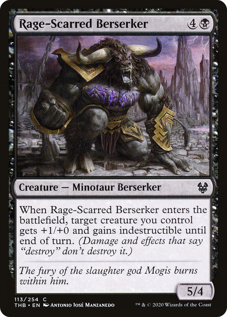 Magic: The Gathering - Rage-Scarred Berserker - Theros Beyond Death