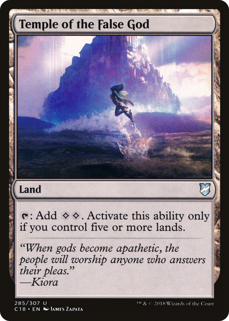 Magic: The Gathering - Temple of the False God - Commander 2018