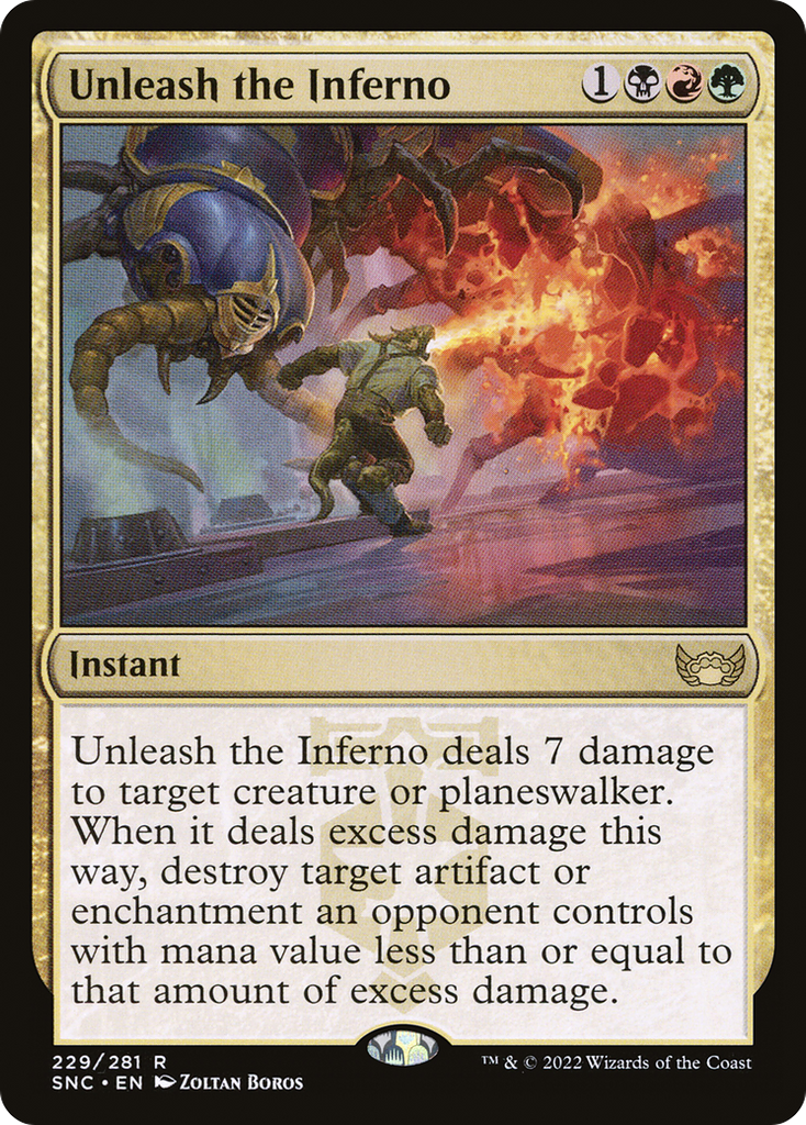 Magic: The Gathering - Unleash the Inferno Foil - Streets of New Capenna