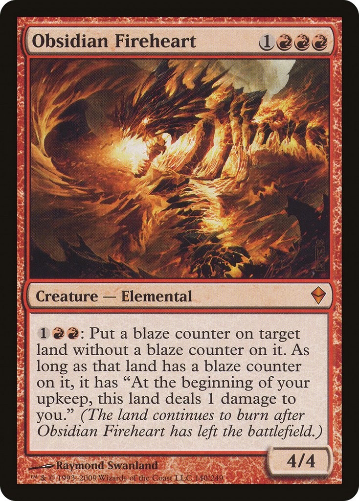 Magic: The Gathering - Obsidian Fireheart - Zendikar