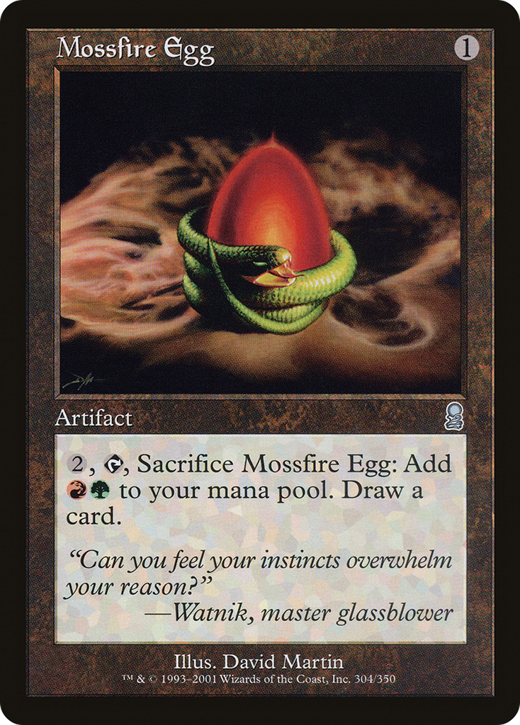 Magic: The Gathering - Mossfire Egg - Odyssey