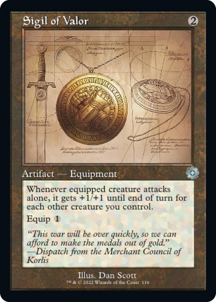 Magic: The Gathering - Sigil of Valor - The Brothers' War Retro Artifacts