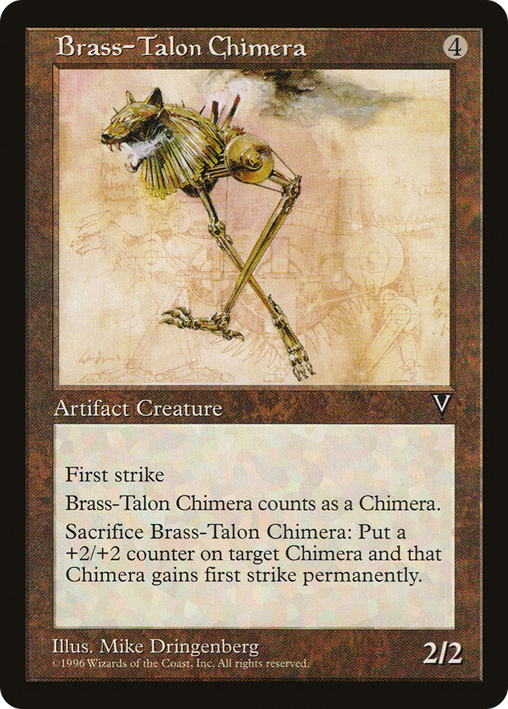 Magic: The Gathering - Brass-Talon Chimera - Visions