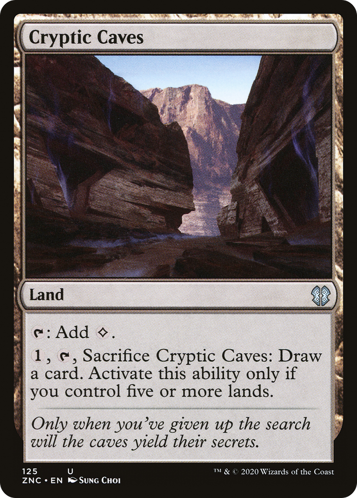 Magic: The Gathering - Cryptic Caves - Zendikar Rising Commander