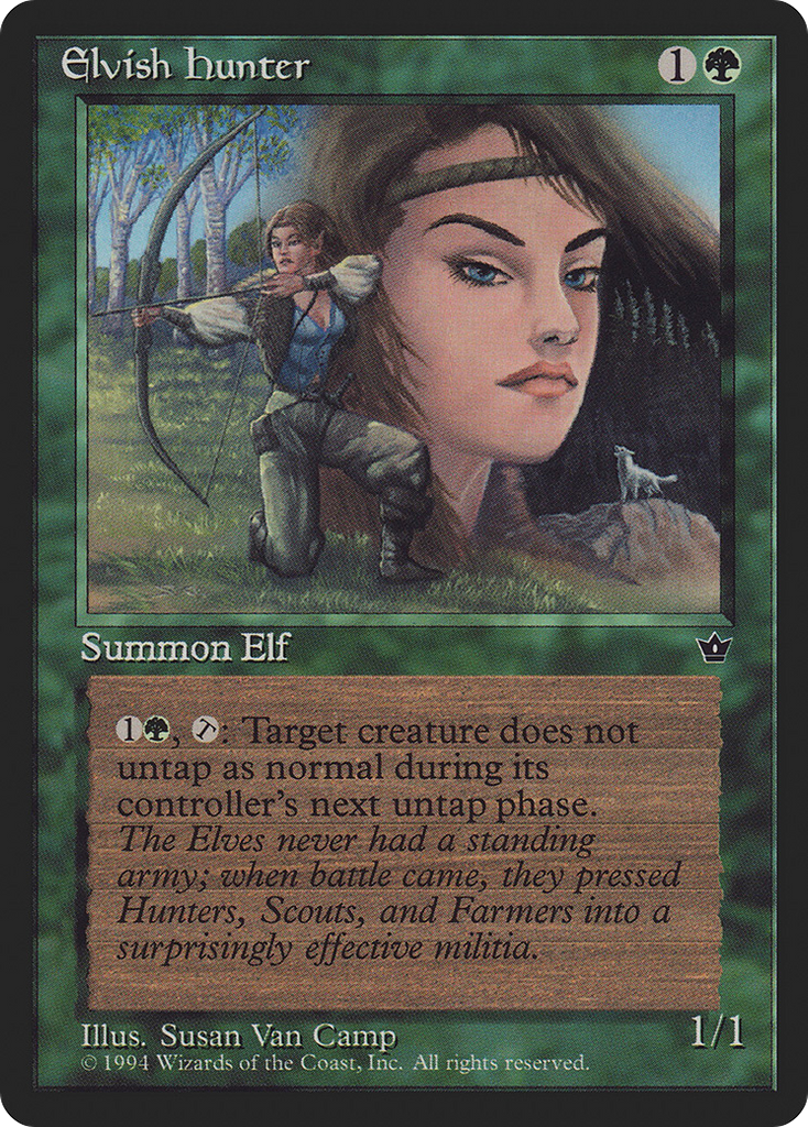 Magic: The Gathering - Elvish Hunter - Fallen Empires