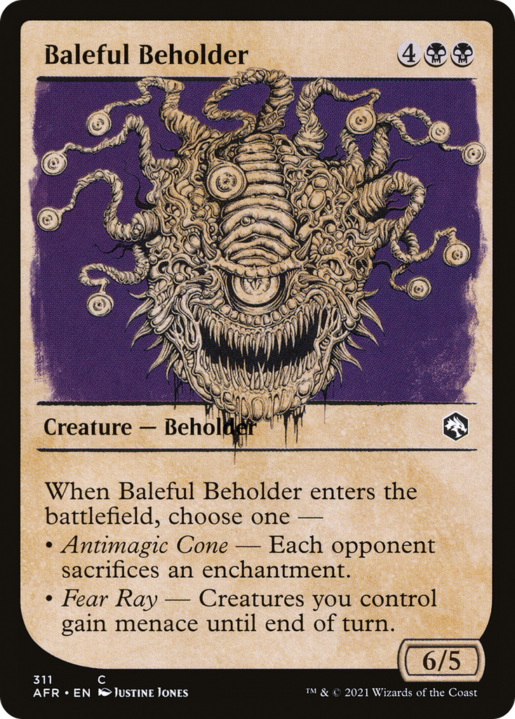 Magic: The Gathering - Baleful Beholder Foil - Adventures in the Forgotten Realms