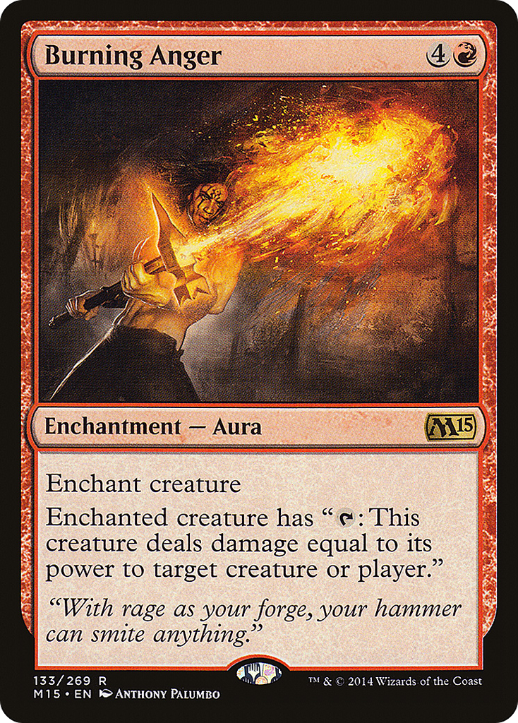 Magic: The Gathering - Burning Anger - Magic 2015