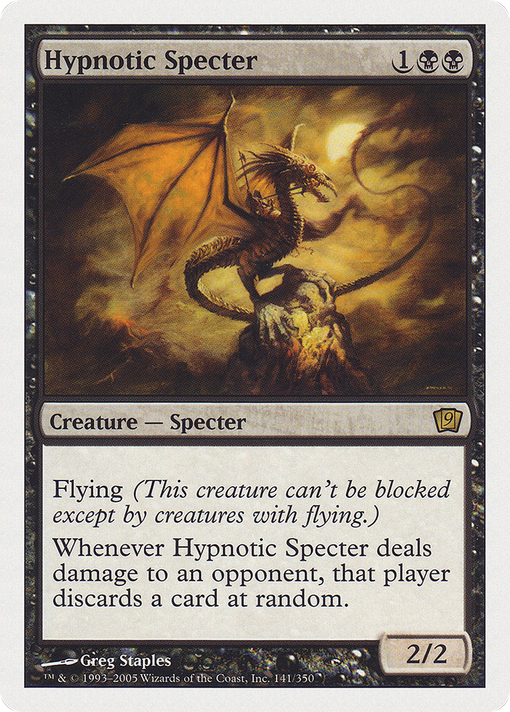 Magic: The Gathering - Hypnotic Specter - Ninth Edition