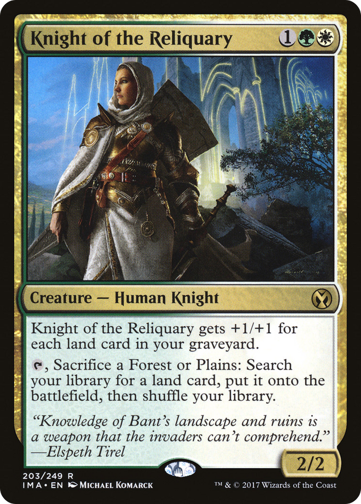 Magic: The Gathering - Knight of the Reliquary - Iconic Masters