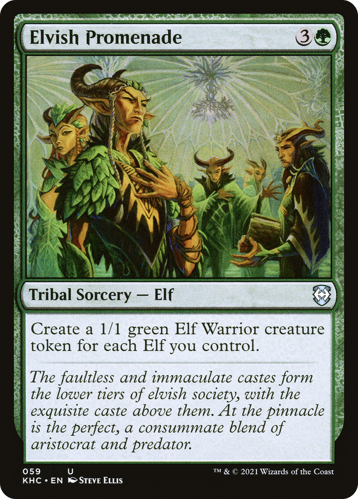 Magic: The Gathering - Elvish Promenade - Kaldheim Commander