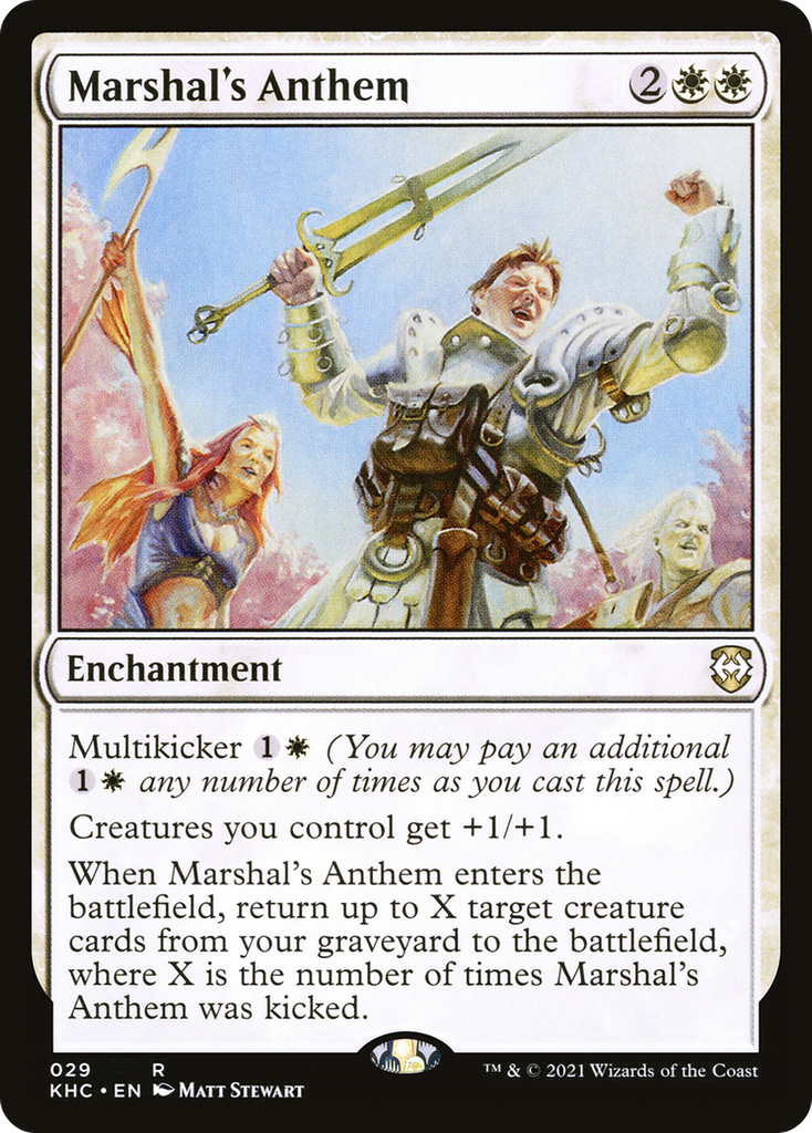 Magic: The Gathering - Marshal's Anthem - Kaldheim Commander