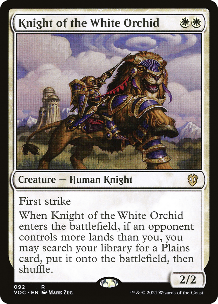 Magic: The Gathering - Knight of the White Orchid - Crimson Vow Commander