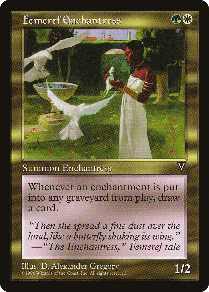 Magic: The Gathering - Femeref Enchantress - Visions