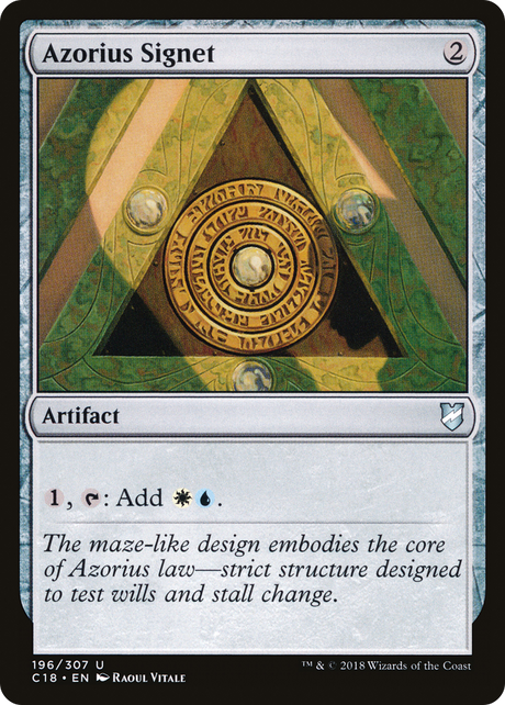 Magic: The Gathering - Azorius Signet - Commander 2018
