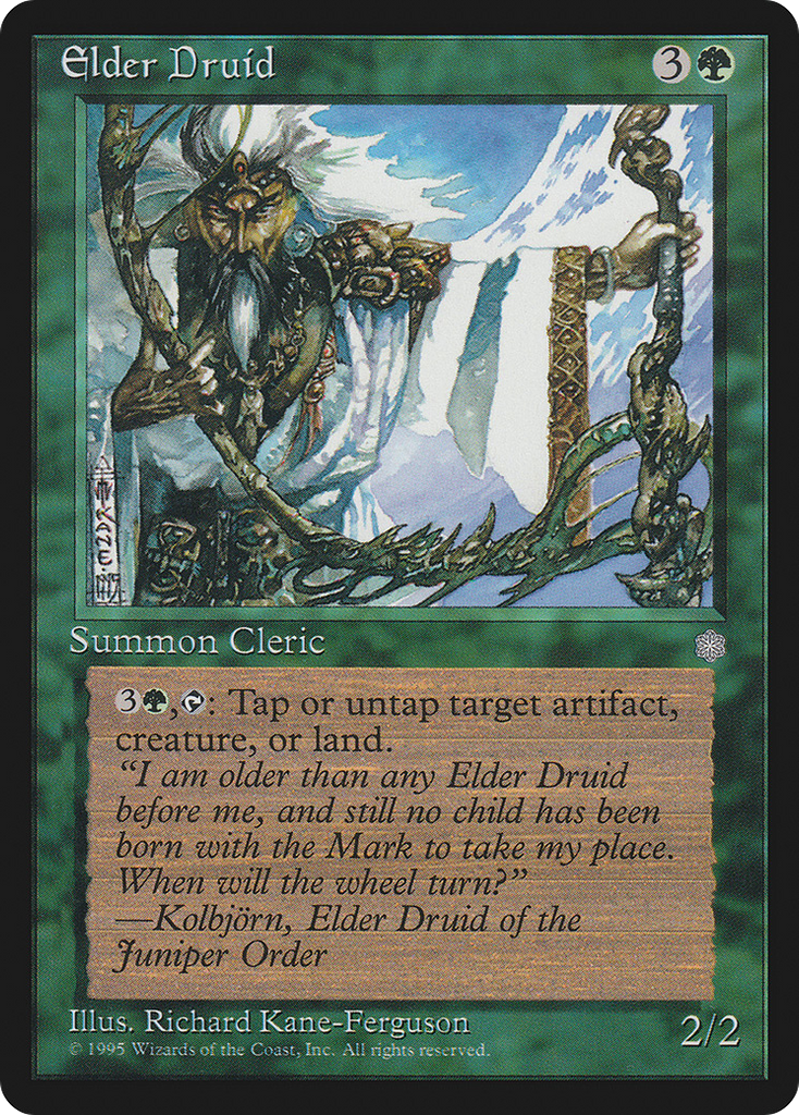 Magic: The Gathering - Elder Druid - Ice Age