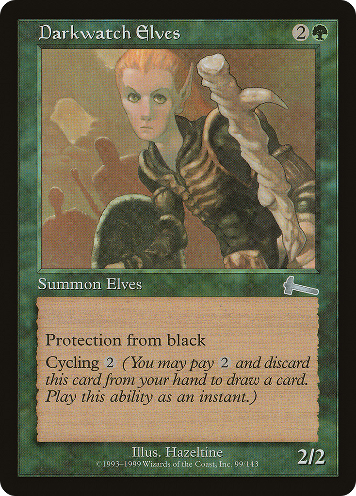 Magic: The Gathering - Darkwatch Elves - Urza's Legacy