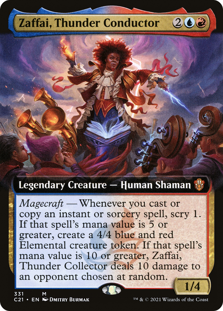 Magic: The Gathering - Zaffai, Thunder Conductor - Commander 2021