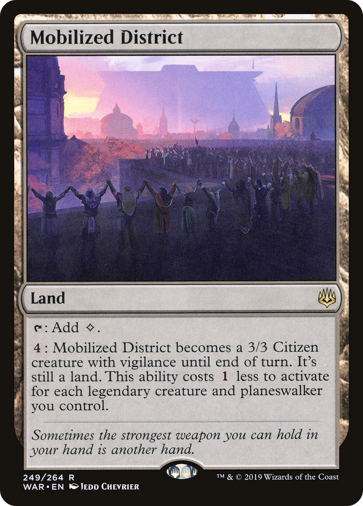 Magic: The Gathering - Mobilized District - War of the Spark
