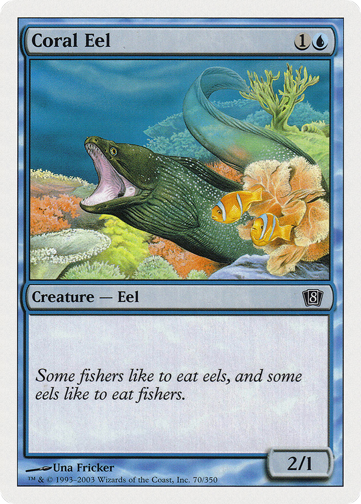 Magic: The Gathering - Coral Eel - Eighth Edition