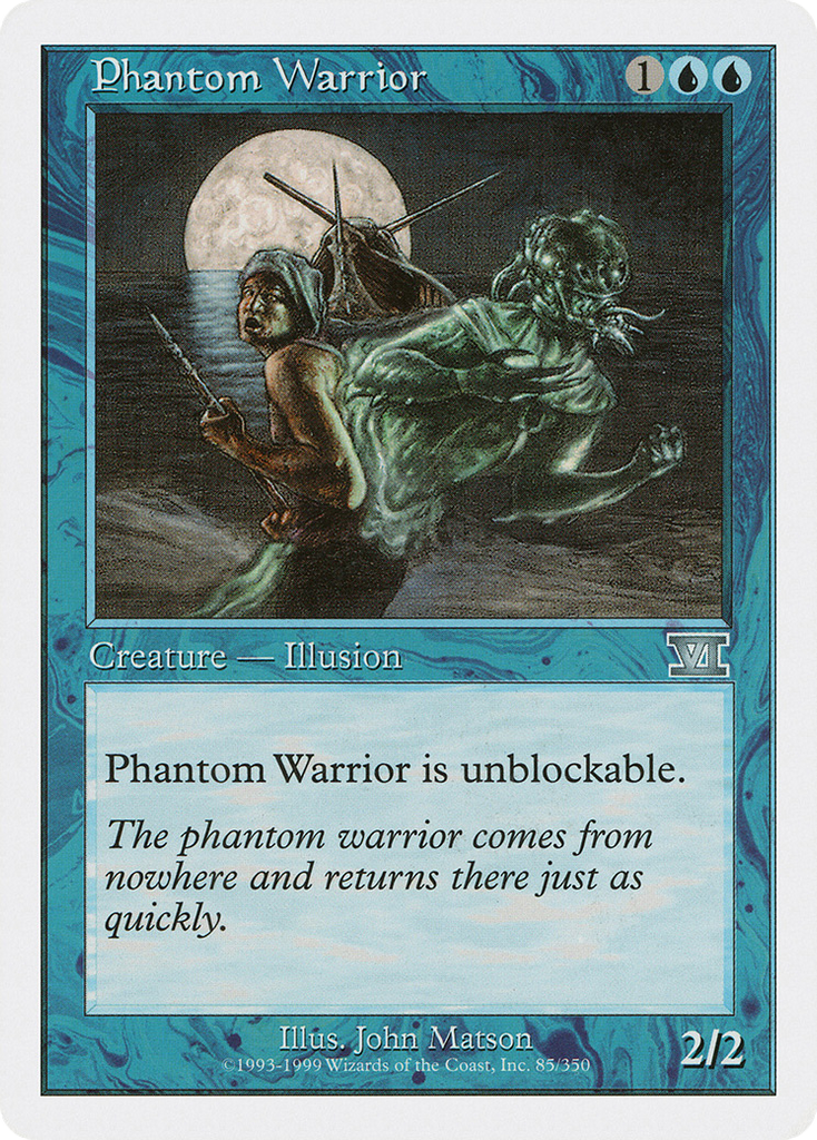 Magic: The Gathering - Phantom Warrior - Classic Sixth Edition