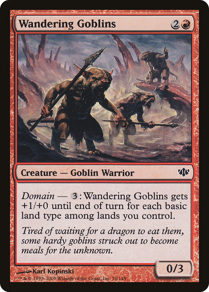Magic: The Gathering - Wandering Goblins - Conflux