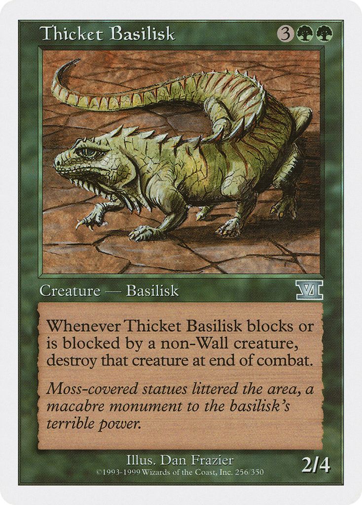 Magic: The Gathering - Thicket Basilisk - Classic Sixth Edition