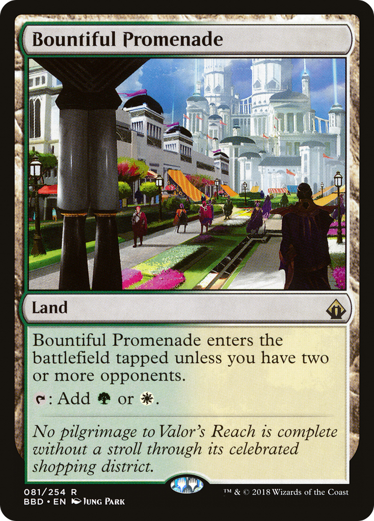 Magic: The Gathering - Bountiful Promenade - Battlebond