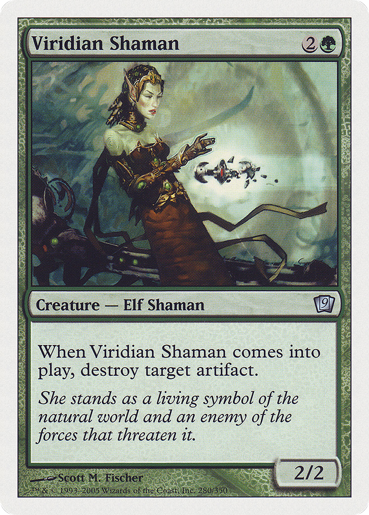 Magic: The Gathering - Viridian Shaman - Ninth Edition