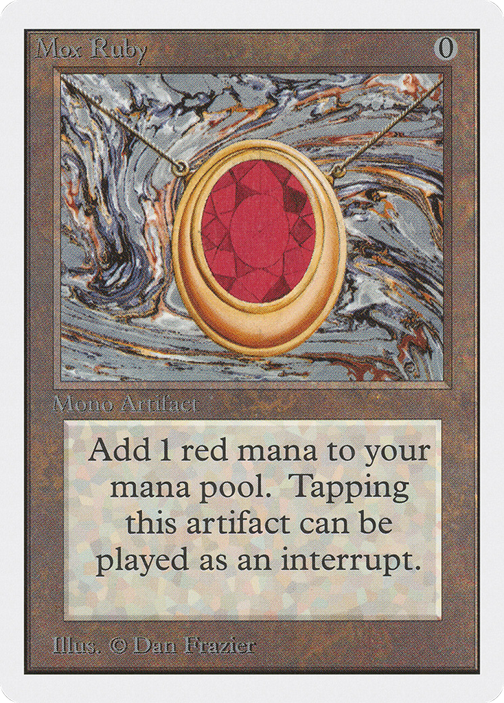 Magic: The Gathering - Mox Ruby - Unlimited Edition