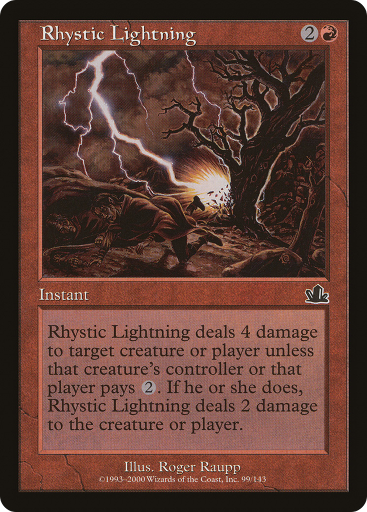 Magic: The Gathering - Rhystic Lightning - Prophecy