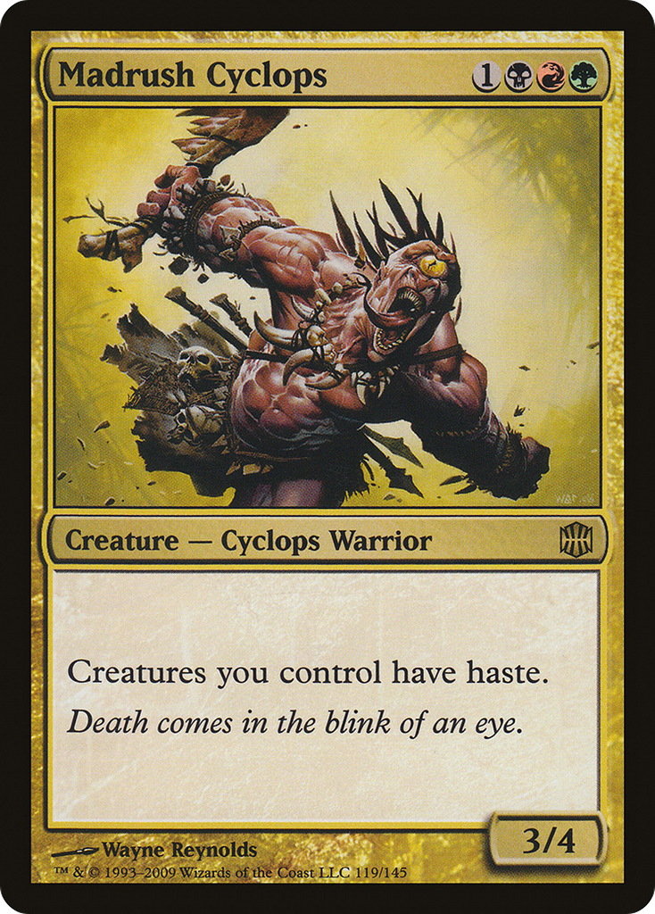 Magic: The Gathering - Madrush Cyclops - Alara Reborn