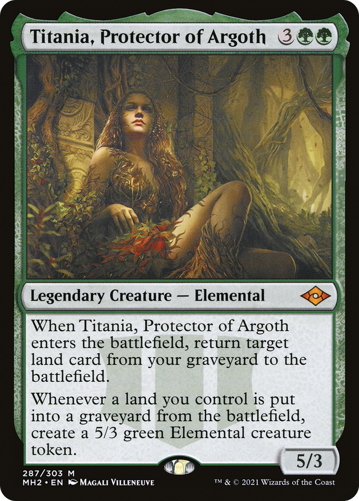 Magic: The Gathering - Titania, Protector of Argoth Foil - Modern Horizons 2