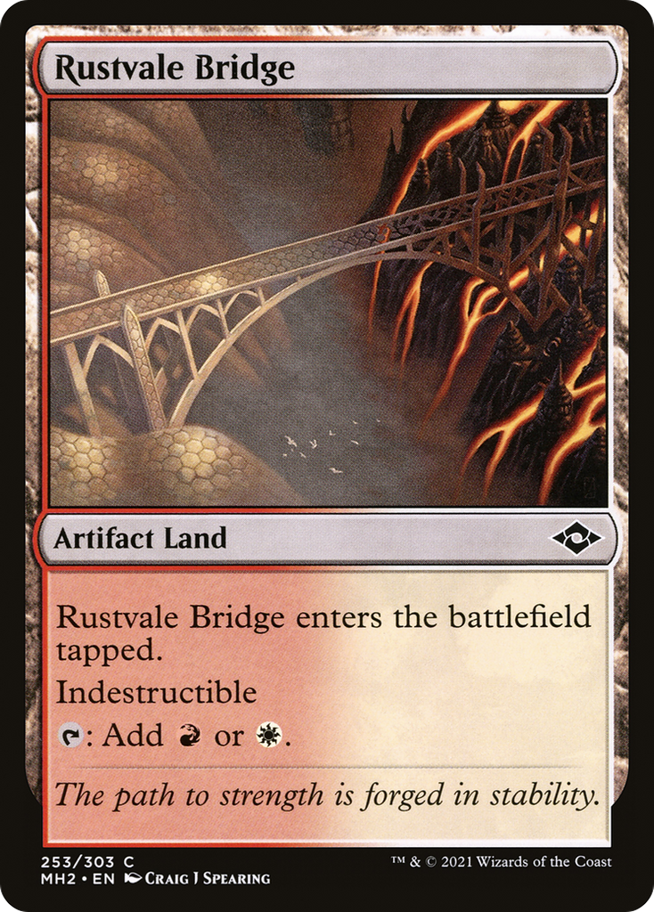 Magic: The Gathering - Rustvale Bridge Foil - Modern Horizons 2