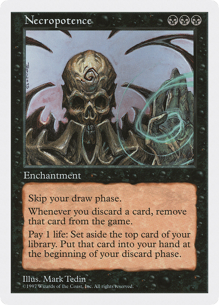 Magic: The Gathering - Necropotence - Fifth Edition