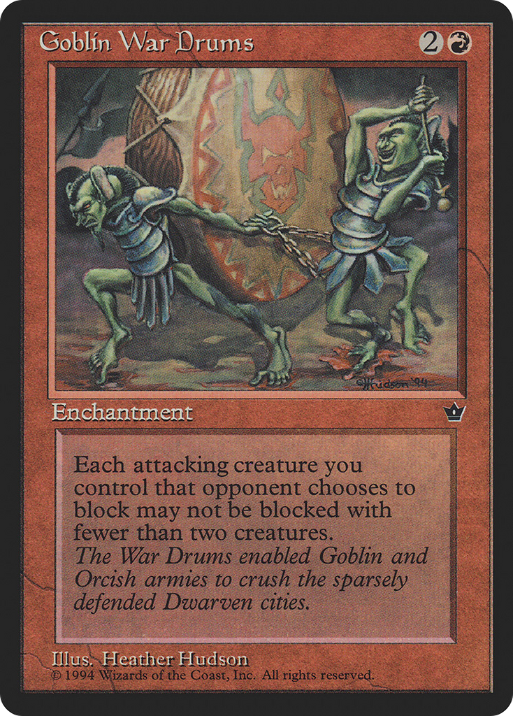 Magic: The Gathering - Goblin War Drums - Fallen Empires