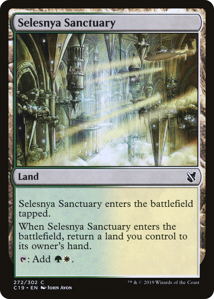 Magic: The Gathering - Selesnya Sanctuary - Commander 2019