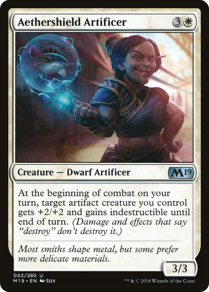 Magic: The Gathering - Aethershield Artificer - Core Set 2019