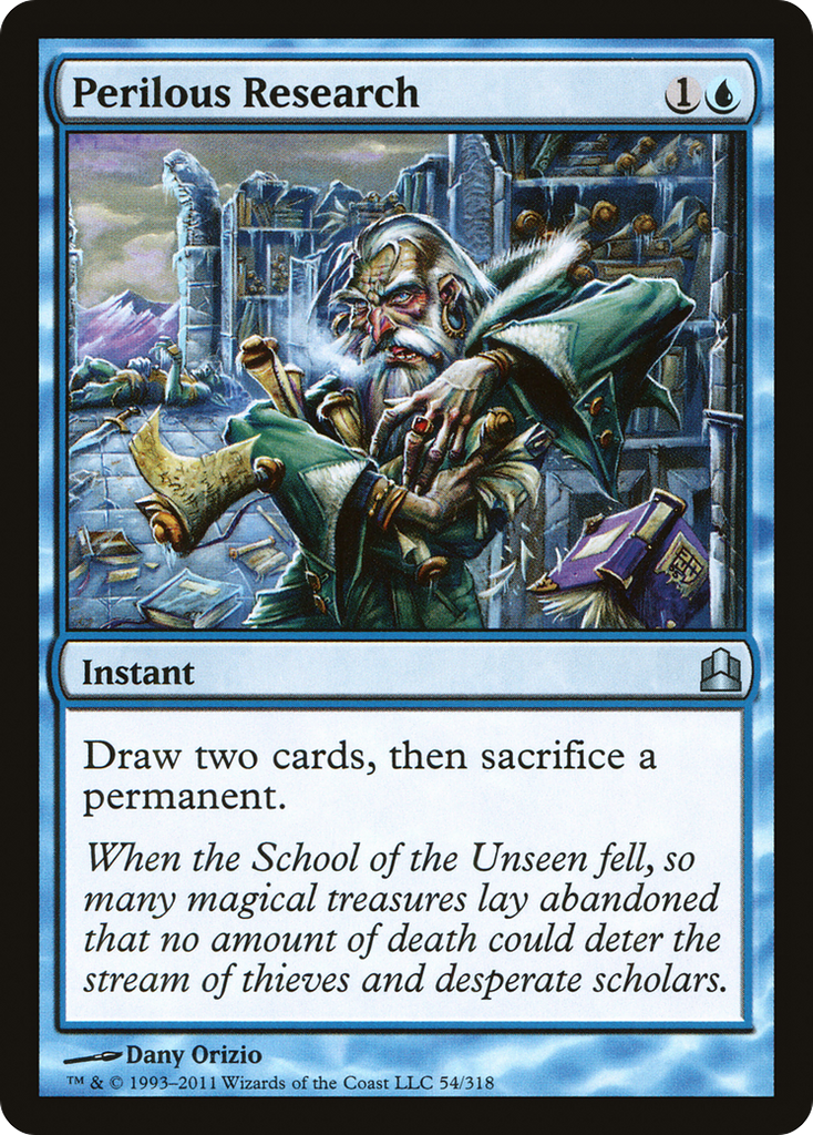 Magic: The Gathering - Perilous Research - Commander 2011