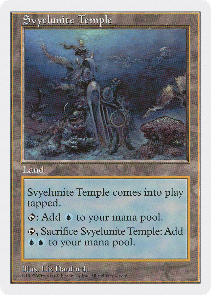 Magic: The Gathering - Svyelunite Temple - Fifth Edition